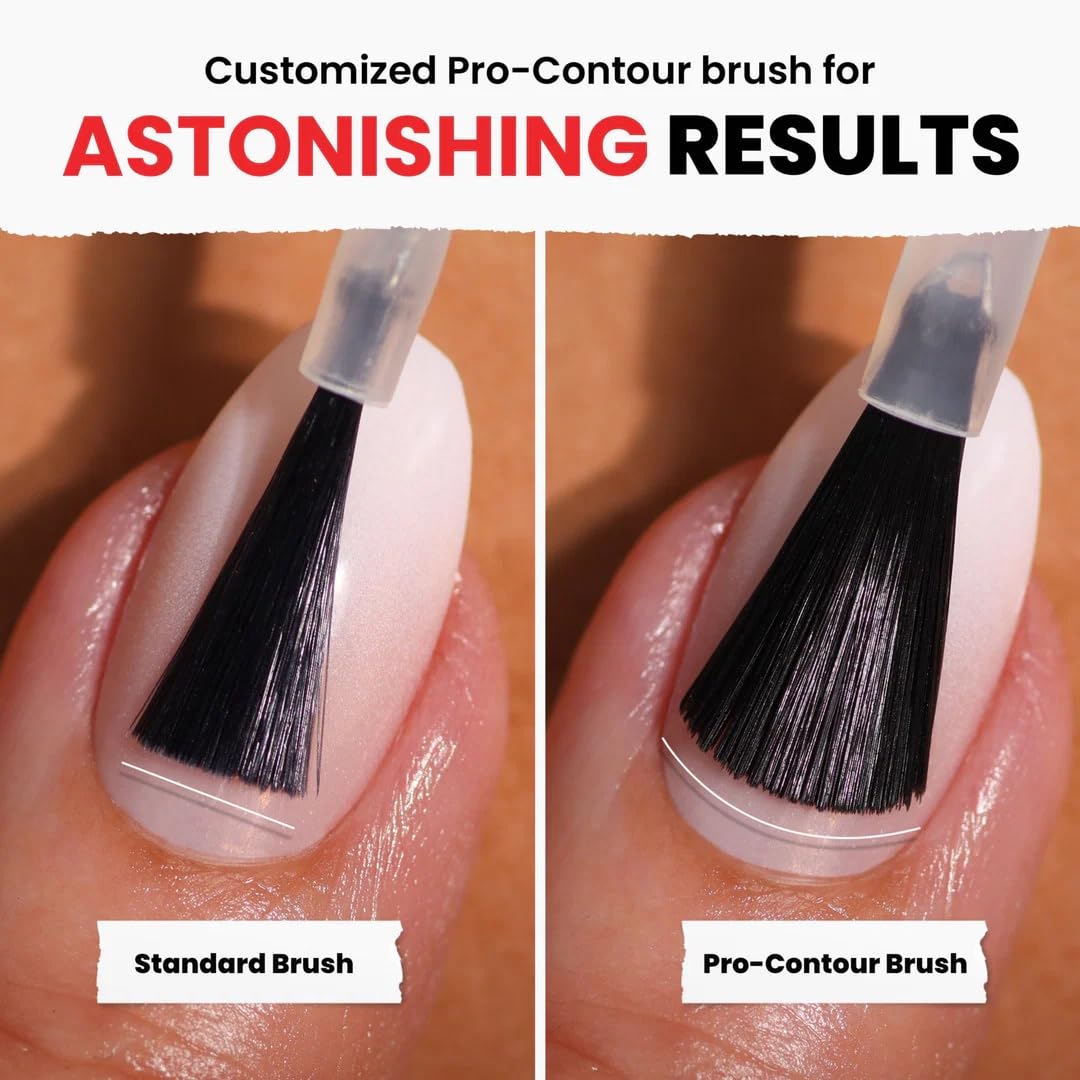 LONDONTOWN Lakur glossy finish on nails looks polished and vibrant.