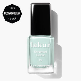LONDONTOWN Lakur Mint Green nail polish offers long-lasting color and shine.