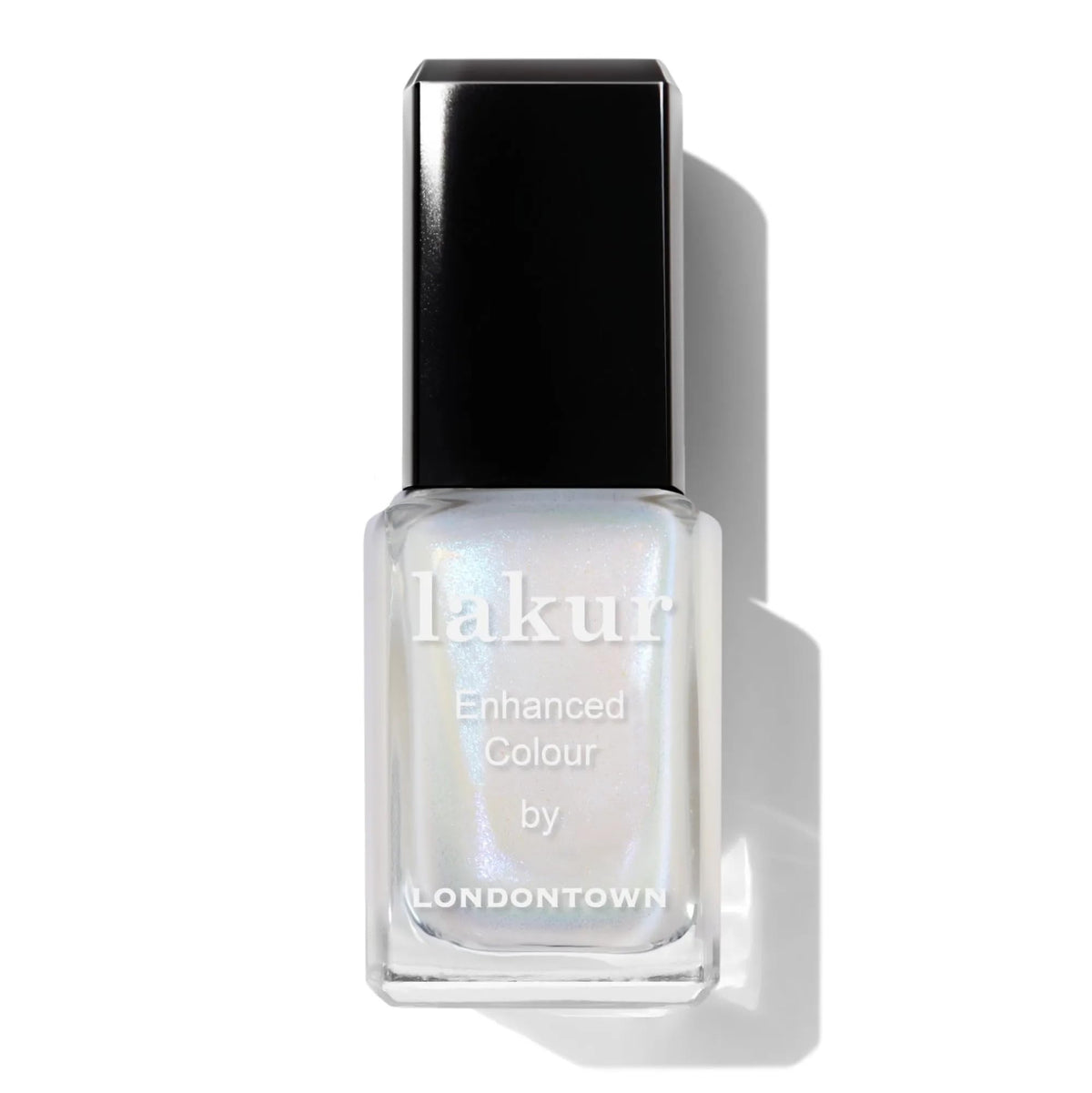 LONDONTOWN Lakur Milk Bath swatch showing creamy white finish for clean coverage