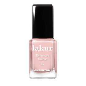 LONDONTOWN Lakur pink nail polish in Invisible Crown bottle with long-lasting color.