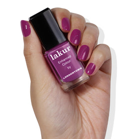 LONDONTOWN Lakur pink shade nail polish for long-lasting color and glossy finish.