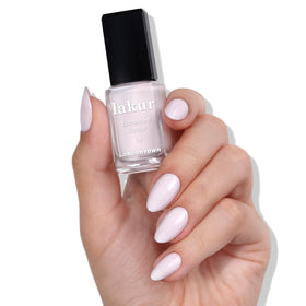 LONDONTOWN Lakur purple shade nails with vibrant color.