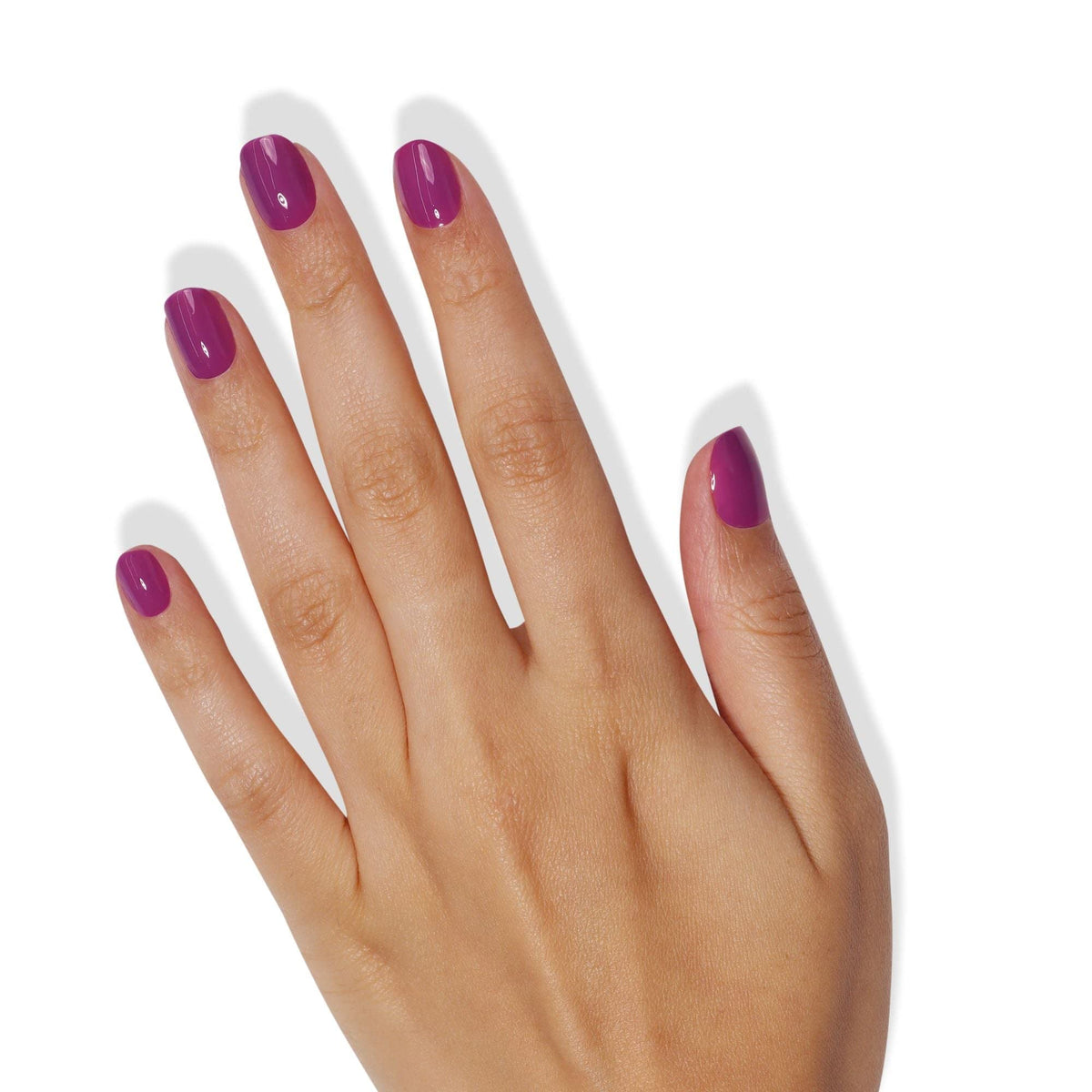 LONDONTOWN Lakur purple shade nail polish for vibrant color and chip-resistant wear.