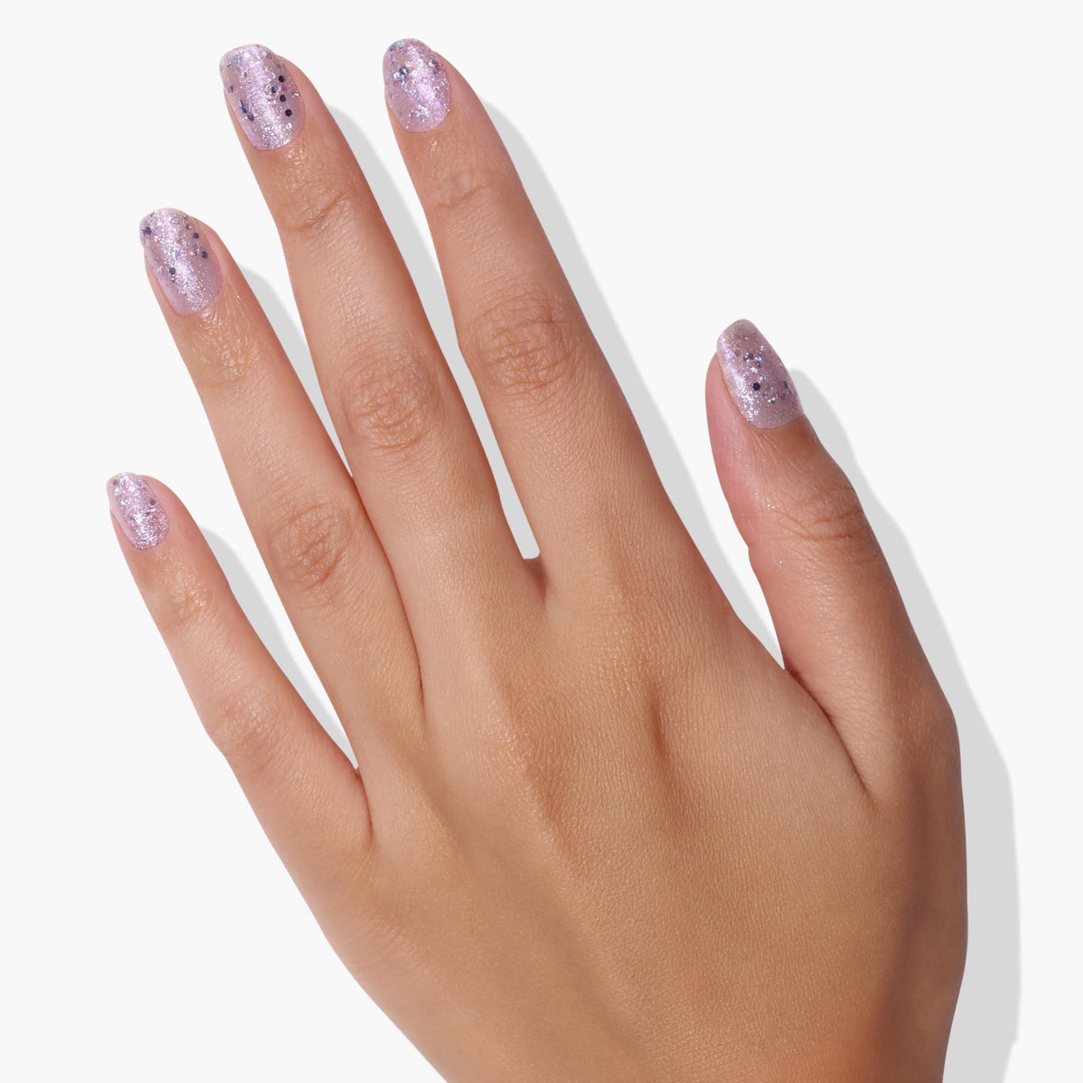 LONDONTOWN Lakur Purple swatch showing lush color and shine.
