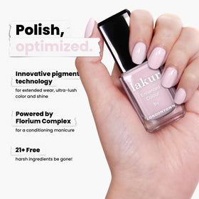 LONDONTOWN Lakur pink swatch highlighting high-impact color and shine