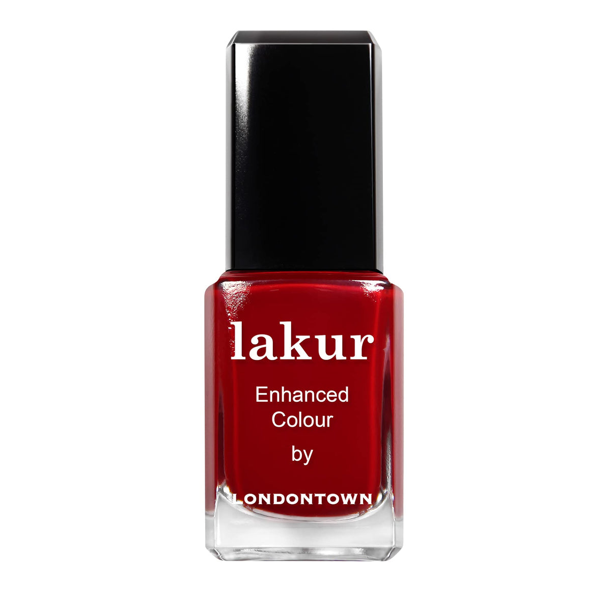 LONDONTOWN Lakur Vendetta Red bottle with rich color and glossy finish