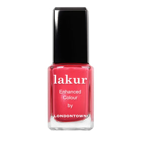 LONDONTOWN Lakur pink shade bottle showing long-lasting color and high shine.