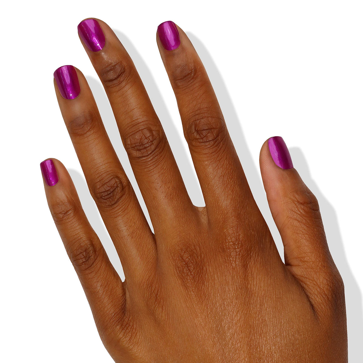 LONDONTOWN Lakur purple shade swatches showing rich color and even finish.