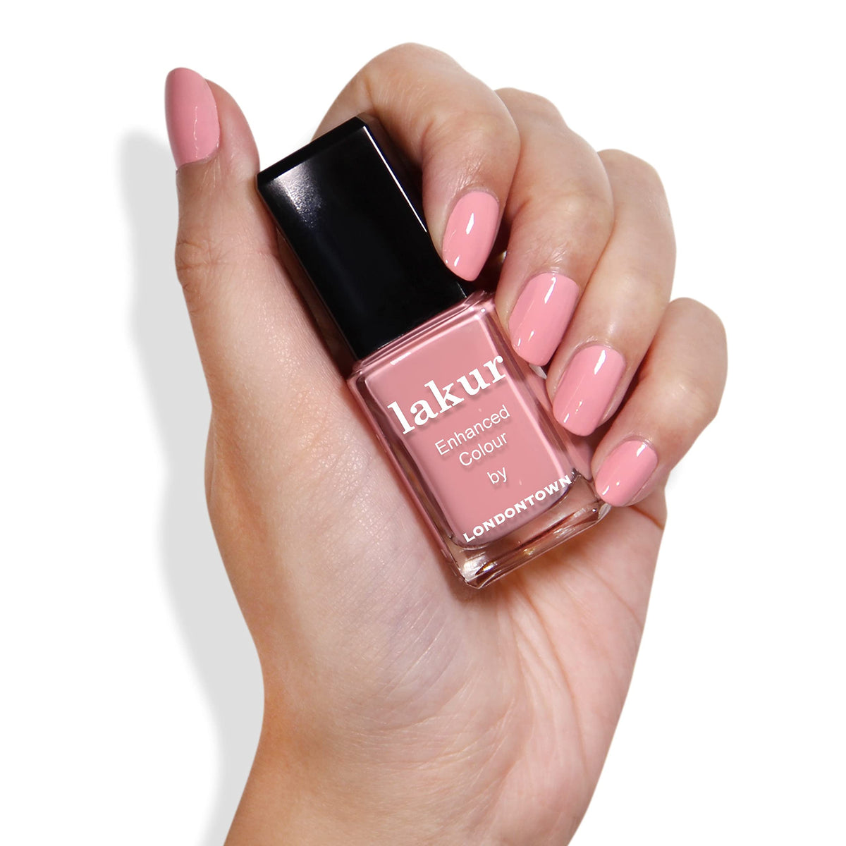 LONDONTOWN Lakur purple swatch showing rich pigment and shine.