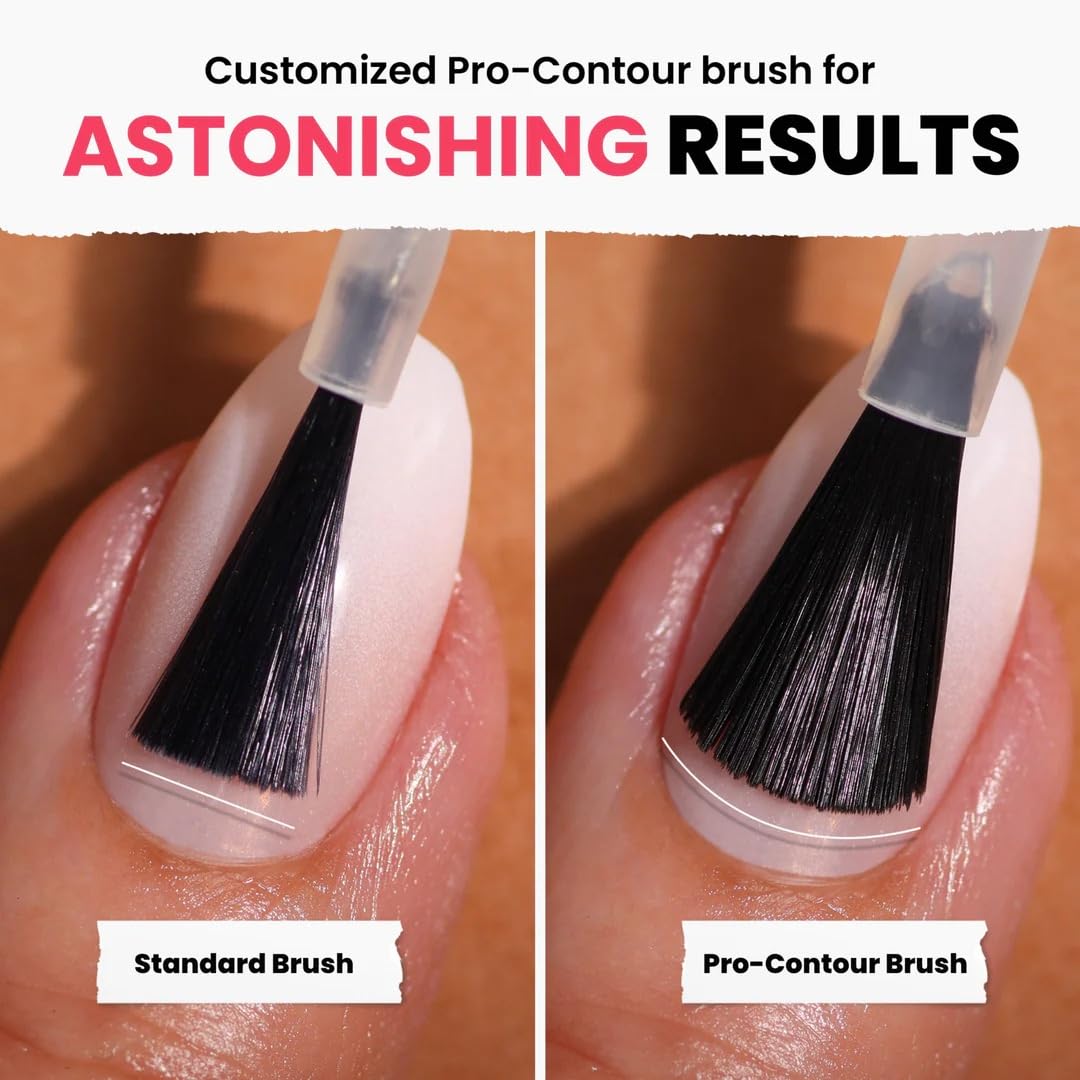 LONDONTOWN Lakur top coat application image demonstrating extended wear and gloss.