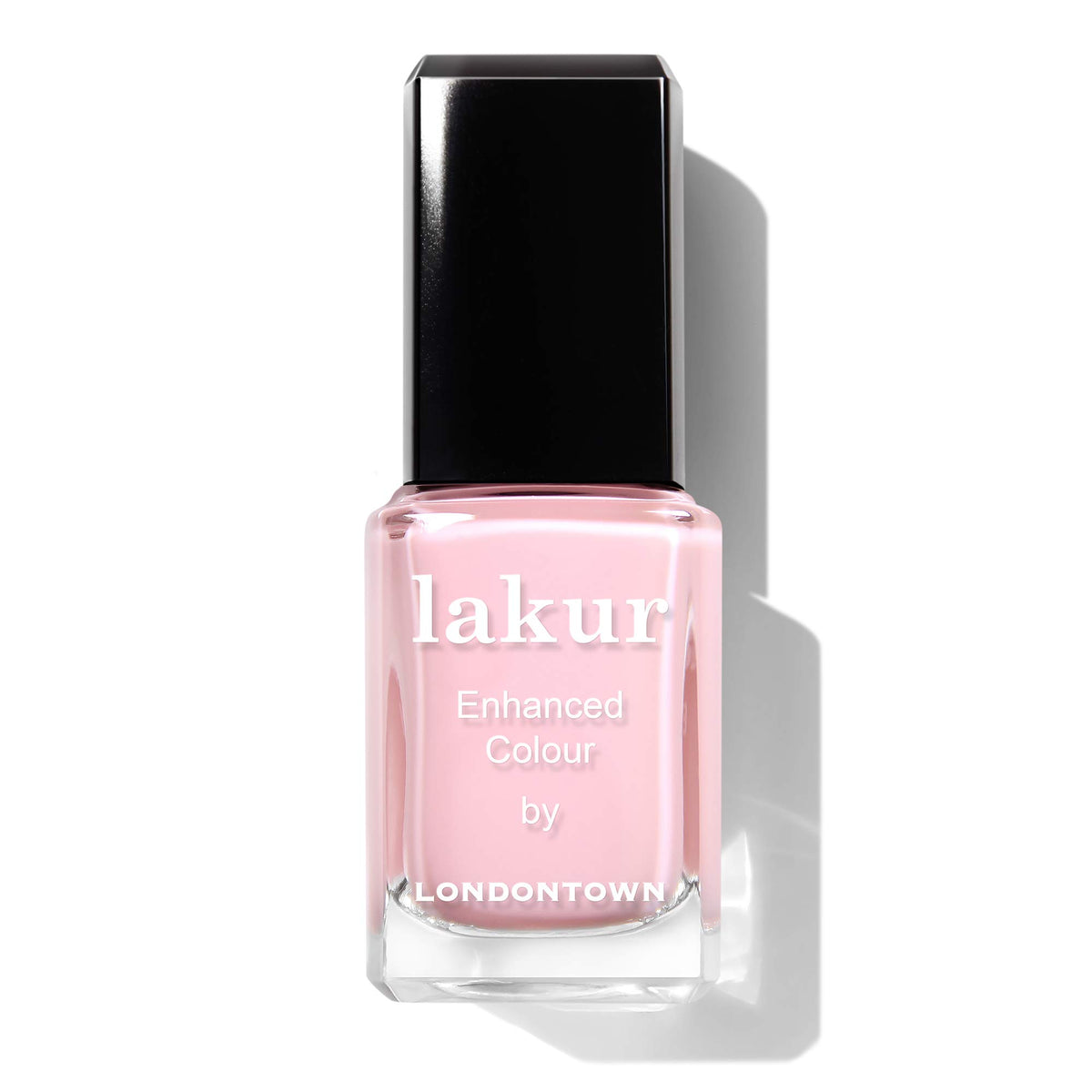 LONDONTOWN Lakur Waterloo Sunset bottle shows bold color for long-lasting manicure.