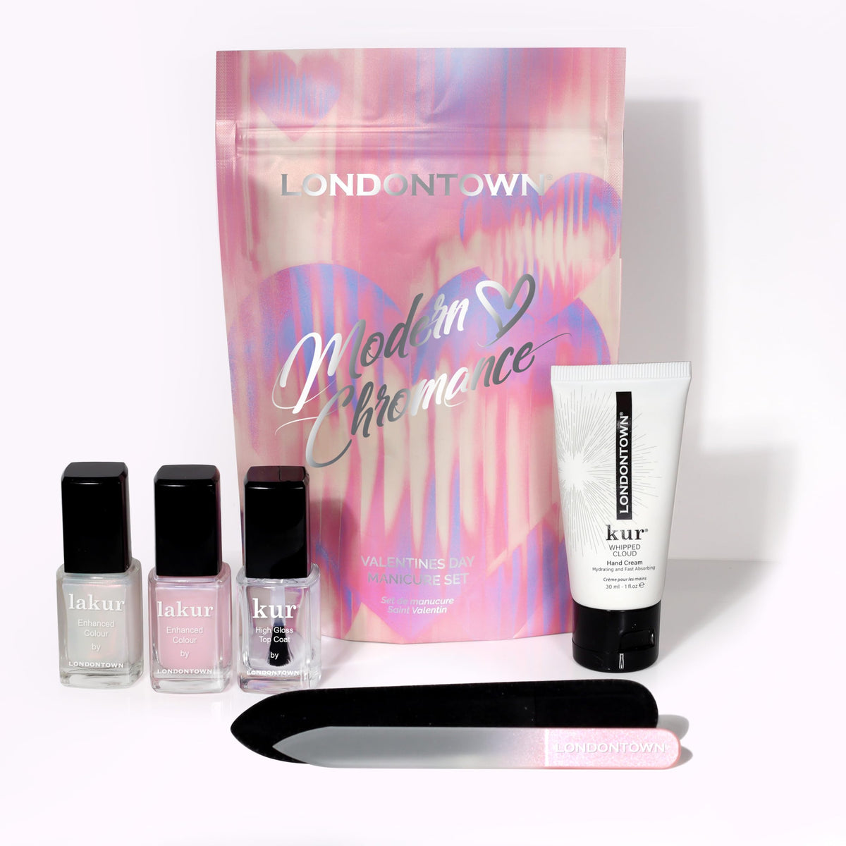 LONDONTOWN Magnolia Haze sheer pink polish offers a soft, buildable base.