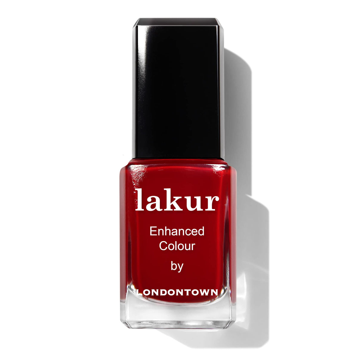 Packaging and bottle ready for at-home manicure