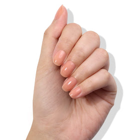 The Nail Veil application brush shows easy, even coverage for at-home manicures.