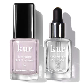 LONDONTOWN Perfect In A Pinch pink nail concealer bottle brightens nails for a polished look
