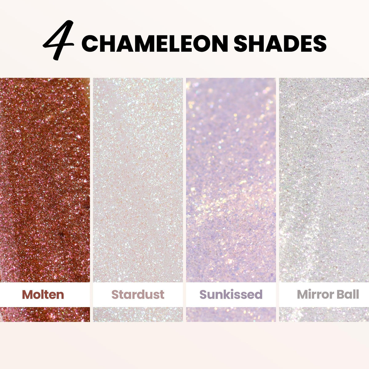 LONDONTOWN Shimmer Nail Highlighter light reflection reveals aurora hues