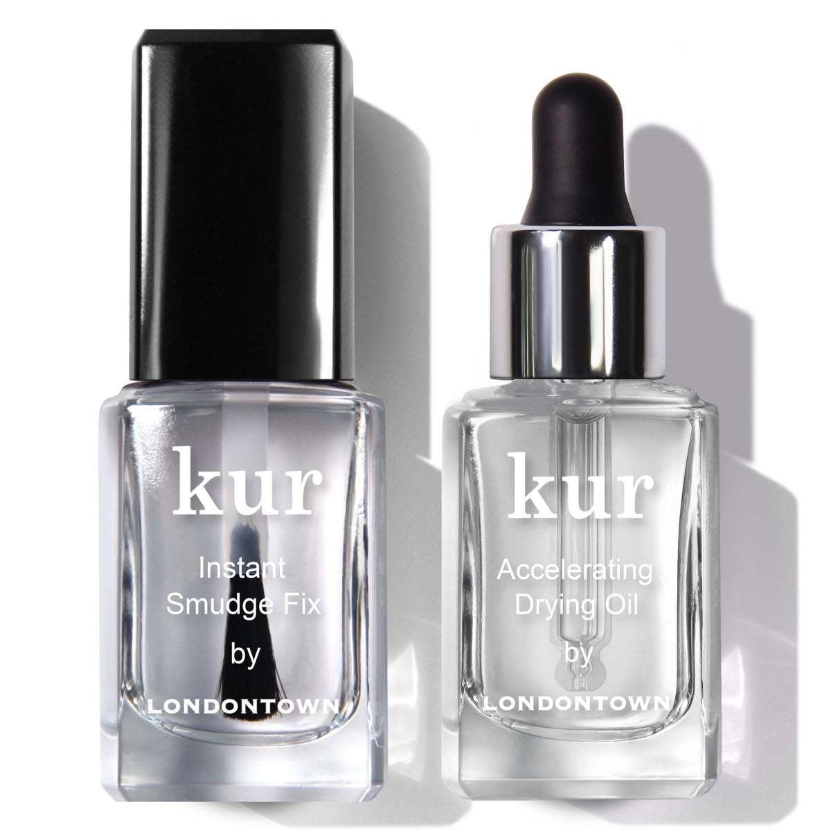 LONDONTOWN S.O.S. Instant Smudge Fix bottle smooths smudges for a flawless finish.