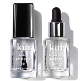 LONDONTOWN S.O.S. Instant Smudge Fix bottle smooths smudges for a flawless finish.