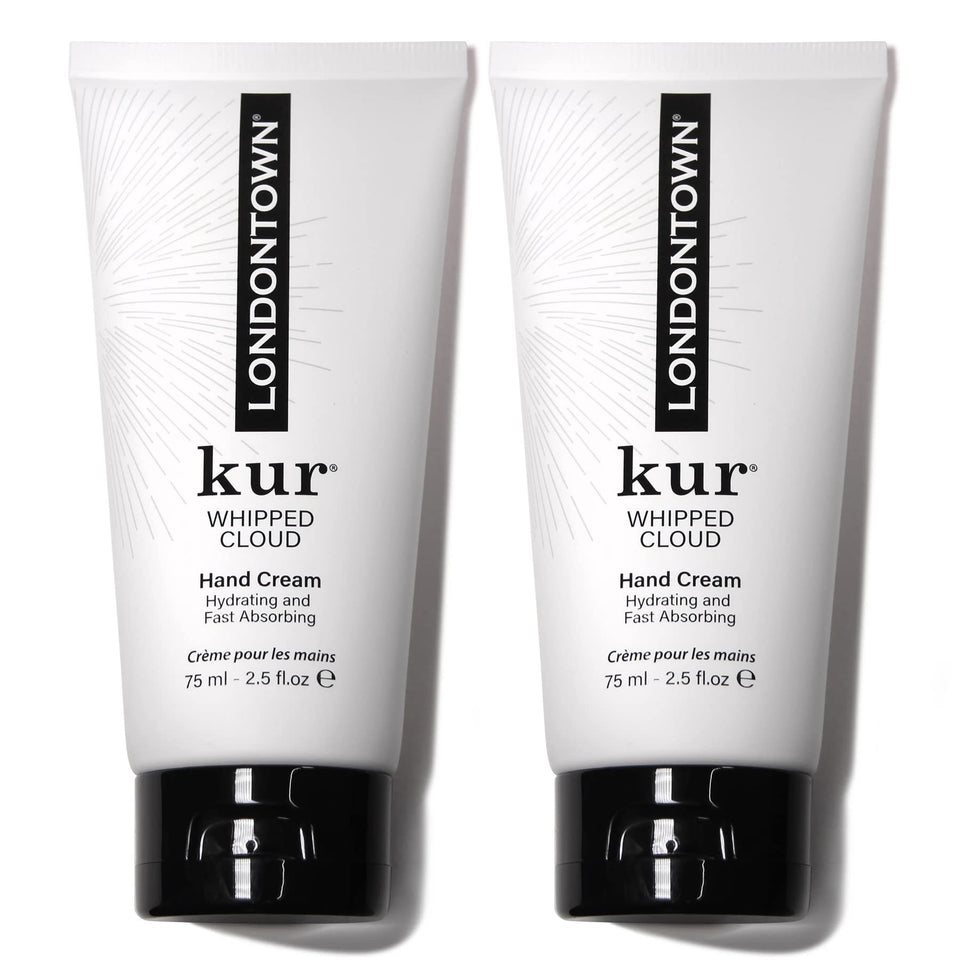 LONDONTOWN Whipped Cloud Hand Cream 2-pack, fast-absorbing hydration for dry hands.