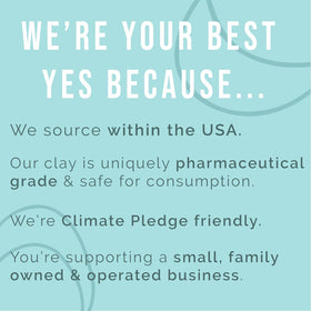 Lone Star Botanicals USA-made pharmaceutical-grade clay.