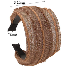 LONEEDY mesh breathable headband highlights moisture wicking fabric for workouts