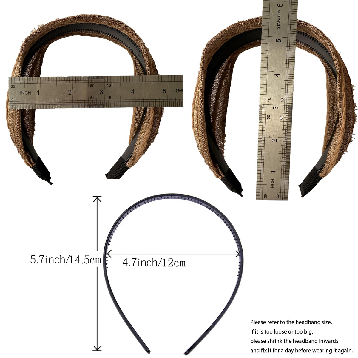LONEEDY headband worn during yoga or running secures hair gently
