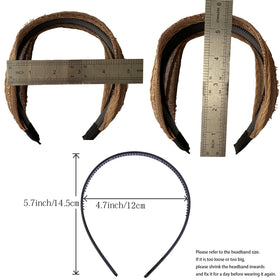 LONEEDY headband worn during yoga or running secures hair gently