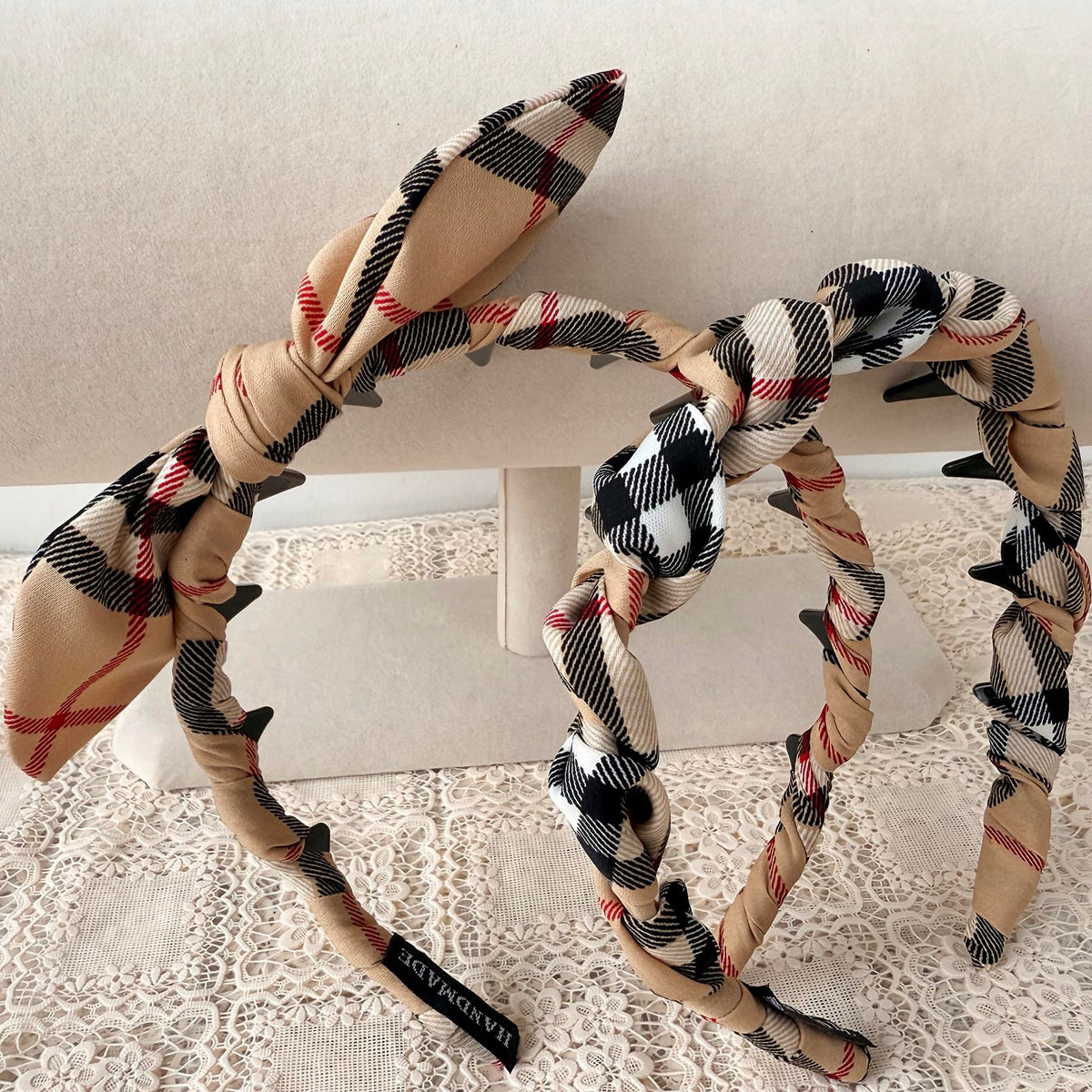 LONEEDY headband worn during sport illustrating secure fit.