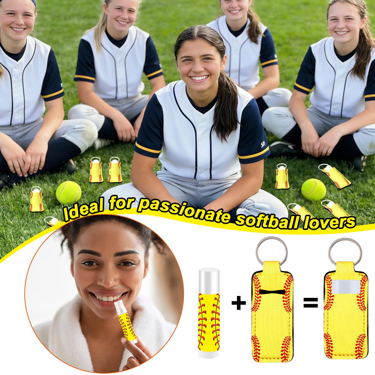 Lonfliness softball party favors set for events and gifts