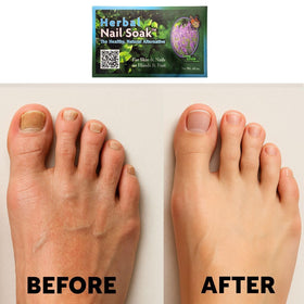 Polish-friendly Long Creek Herbs Nail Soak cleanses nails without dulling shine.