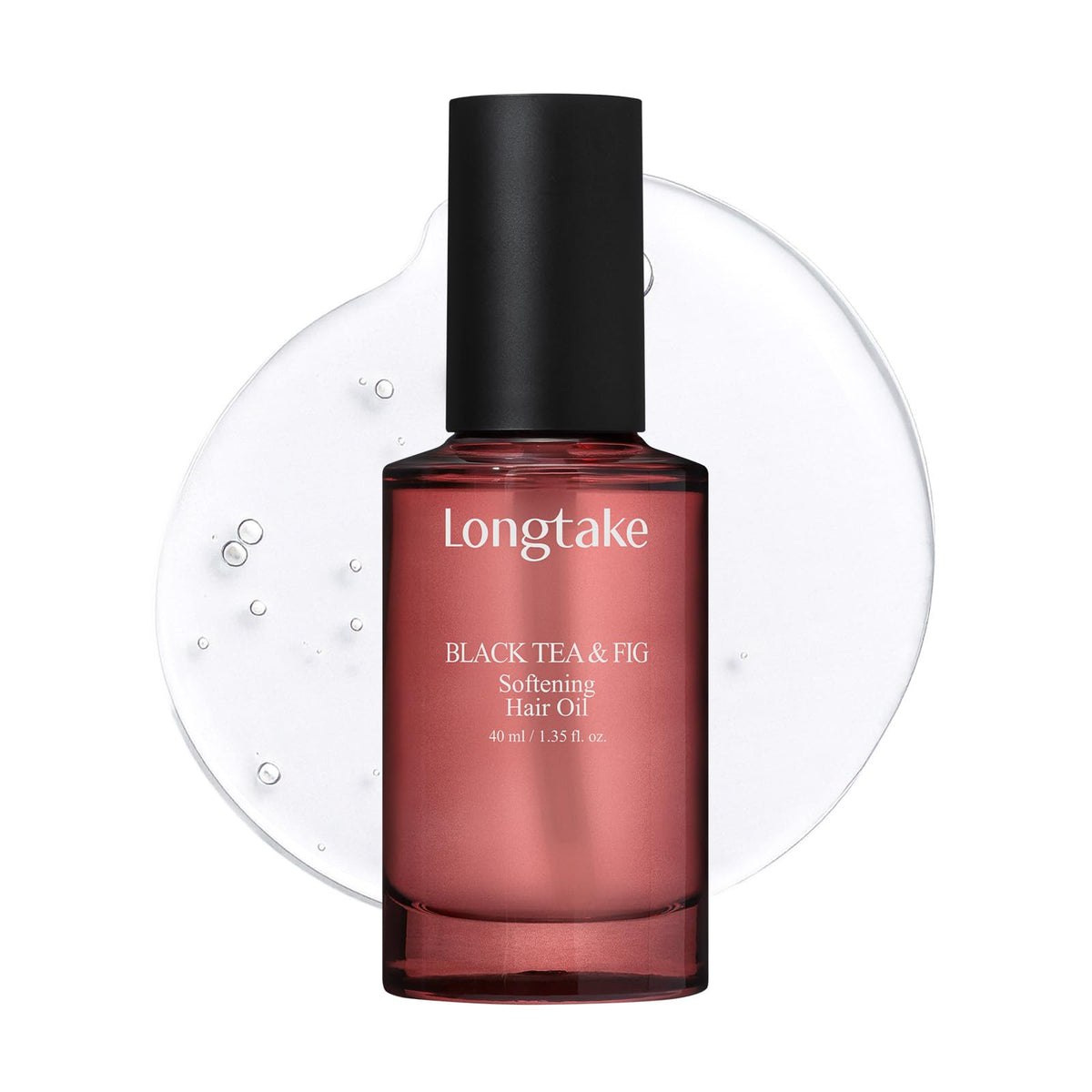 LONGTAKE Hair Fragrance Oil bottle pour shows long-lasting scent for hours