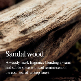 LONGTAKE sandalwood foam lather demonstrates deep hydrating cleansing for all skin types.