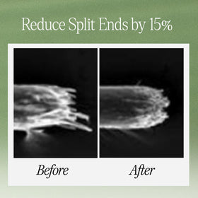 LONGTAKE sandalwood treatment close-up reveals feather-light softness and shine.