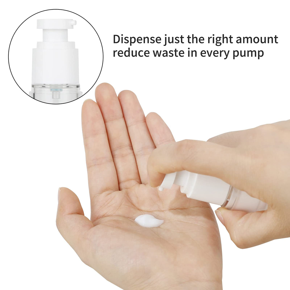 LONGWAY BPA-free 15ml bottle keeps cosmetics safe and light.