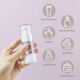 LONGWAY travel-size pump bottle prevents leaks during trips.