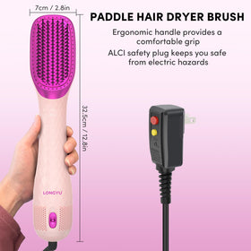 Longyu 360-degree swivel cord allows tangle-free maneuvering while styling.