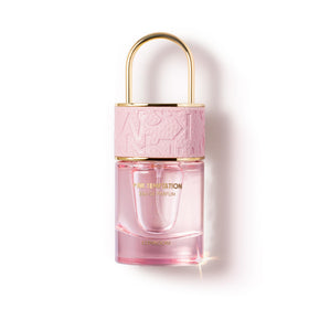 Lonkoom Lock Pink Temptation bottle pour reveals a floral-woody scent for day to night wear.
