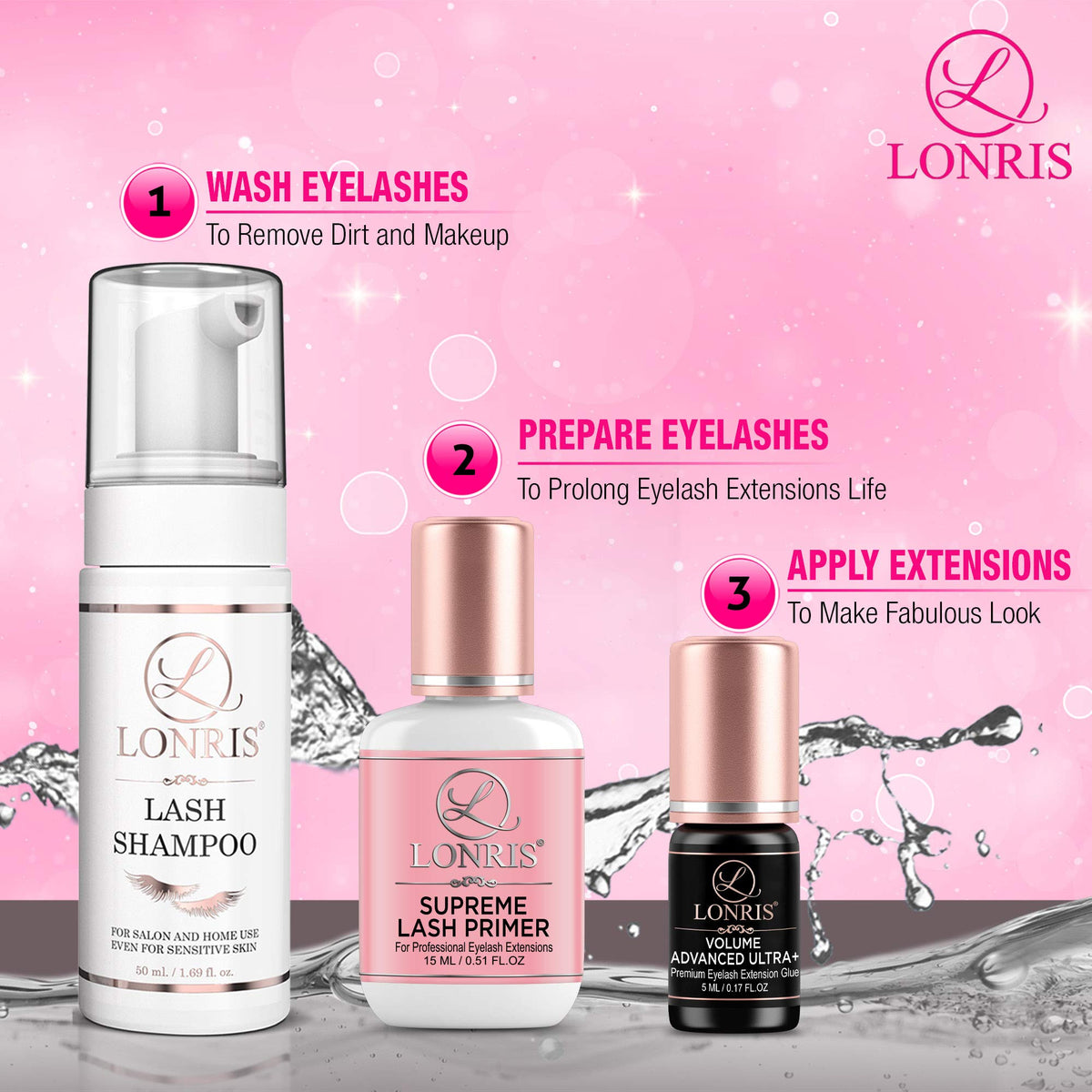 LONRIS black adhesive close-up highlighting smooth, controlled application.