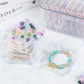LONTOHCE portable storage box travels easily with nails while organizing.