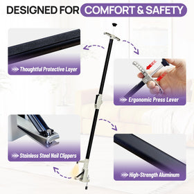 LookFox stainless steel blades cut thick nails smoothly