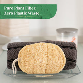 LooLife biodegradable and plastic-free loofah as eco-friendly alternative.