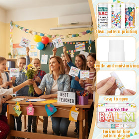 Loopeer bulk gifting display of 24 lip balms for events