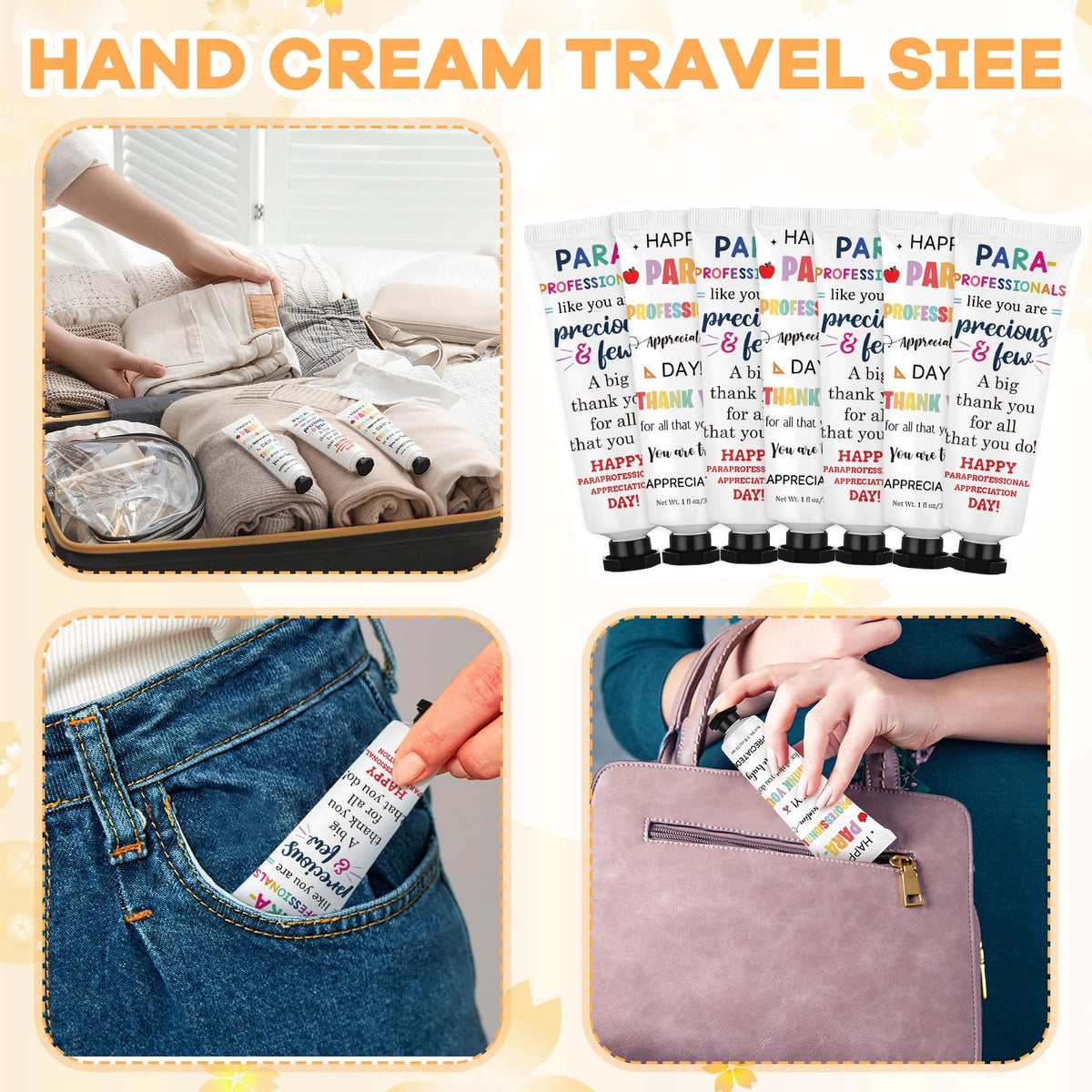 Loopeer compact 30ml hand cream easy to carry in purse or bag.