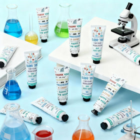 Loopeer compact 30 ml tubes fit in pockets and desks.