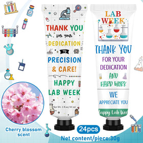 Loopeer tubes with lab-themed artwork design for professional gifting.
