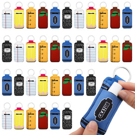 Loopeer lipstick holder with keychain, style 1, keeps lip products organized and accessible.