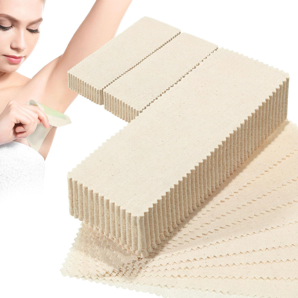 Loopeer facial muslin wax strips for gentle facial hair removal.