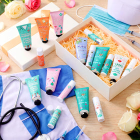 Loopeer nurse-themed packaging design enhances gift-ready presentation for colleagues.