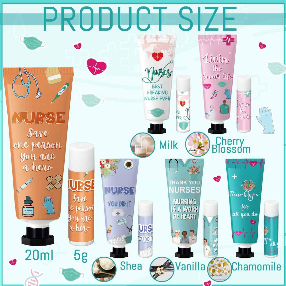 Loopeer Nurse Week lip balm design 1 pocket-size moisture for long shifts