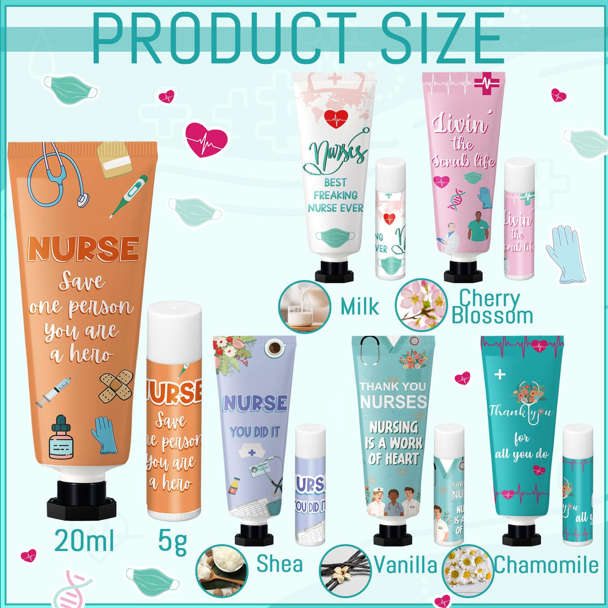 Loopeer nurse week lip balm collection keeps lips moisturized during long shifts.